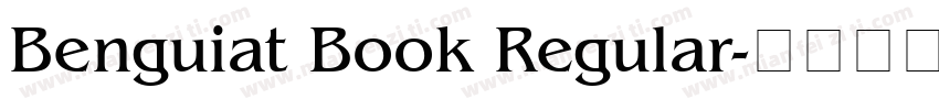 Benguiat Book Regular字体转换
